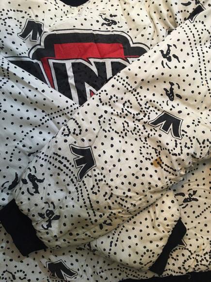 VTG Disney Mickey & Co Donn Kenny Bomber Jacket Minnie Mouse Sequins Womens Sz M - Picture 6 of 12